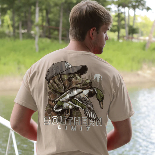 Cream Camo Duck Dog Tee