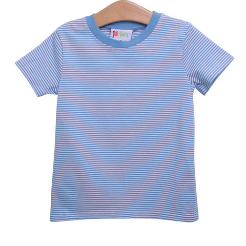 Cornflower Blue Stripe Graham Shirt