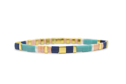 Hope - Morse Code Tila Beaded Bracelet