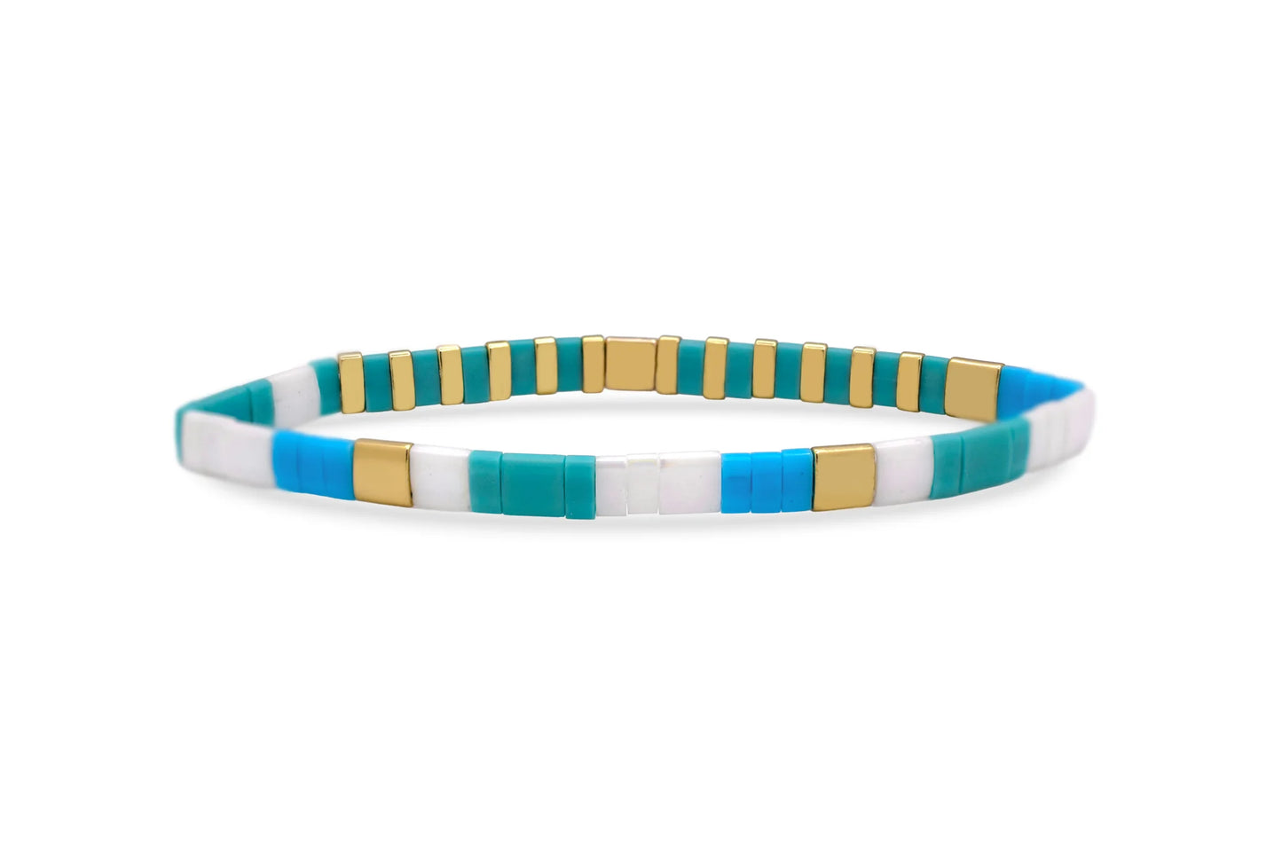 Trust - Morse Code Tila Beaded Bracelet