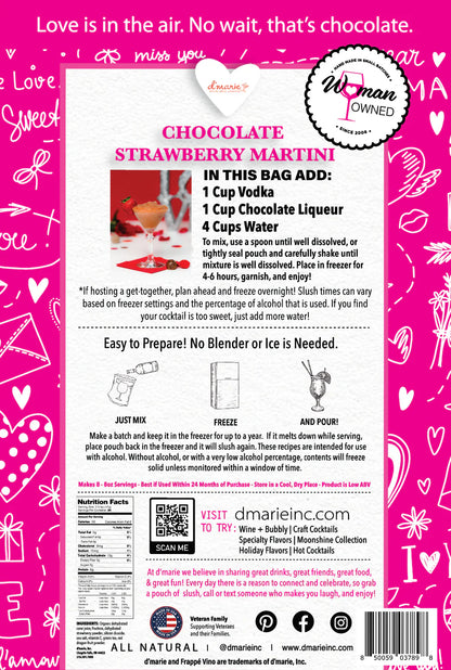 Chocolate Strawberry Martini Slush Mix