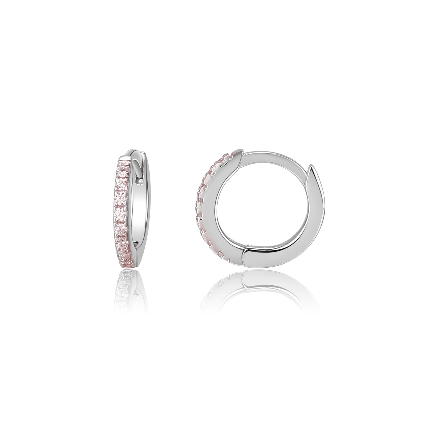 Sterling Silver Huggie Hoop Earrings