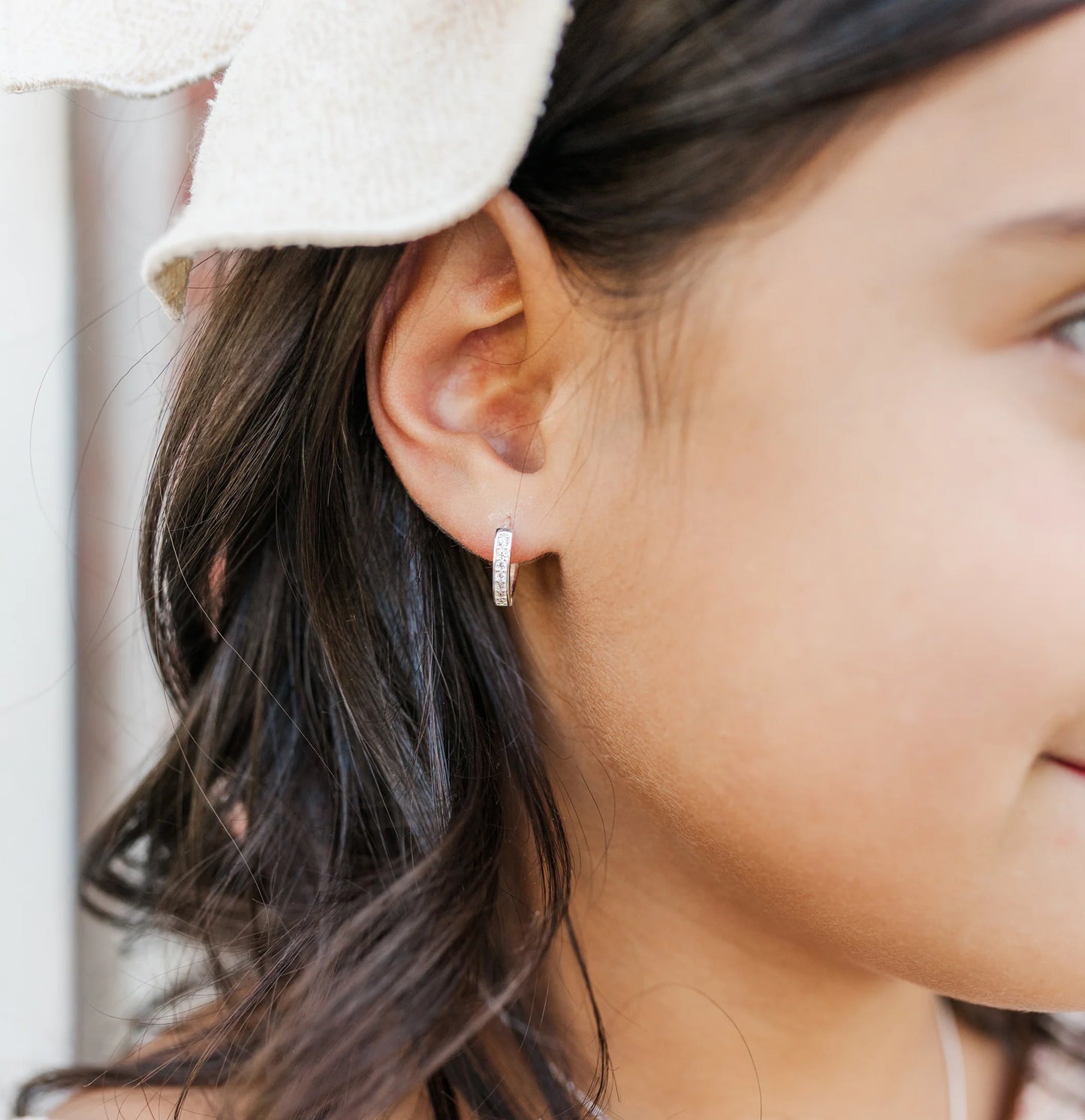 Sterling Silver Huggie Hoop Earrings