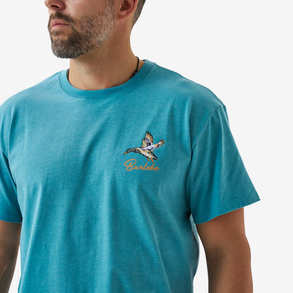 Cyan Pintail Triangle Duck Short Sleeve Tee