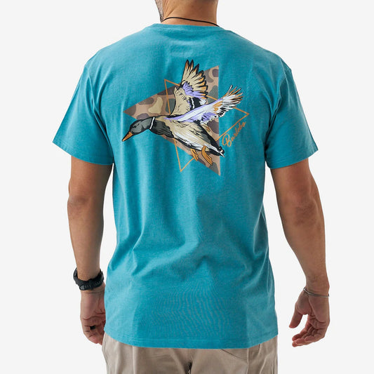 Cyan Pintail Triangle Duck Short Sleeve Tee