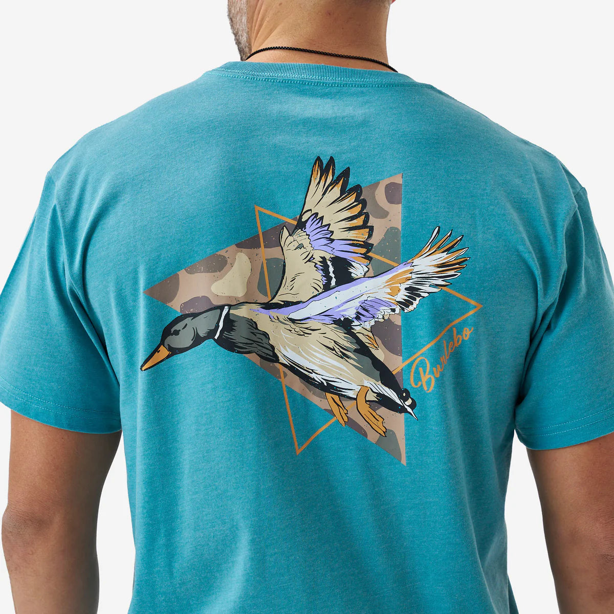 Cyan Pintail Triangle Duck Short Sleeve Tee