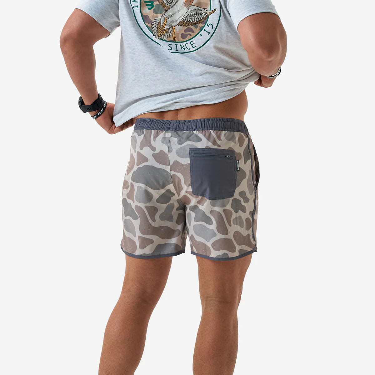 Jumbo Classic Deer Camo Swim Trunk