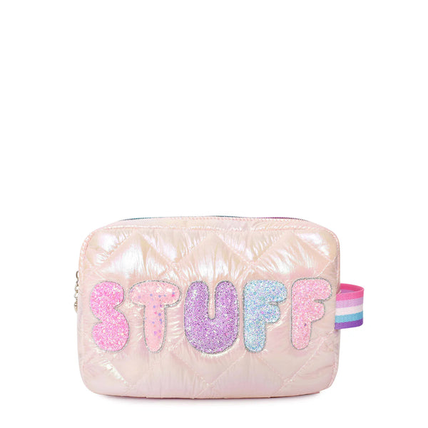 Metallic Lollipop Stuff Puffer Pouch