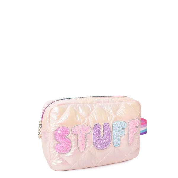 Metallic Lollipop Stuff Puffer Pouch