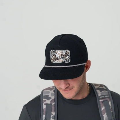 Black Camo Burlebo Patch Cap