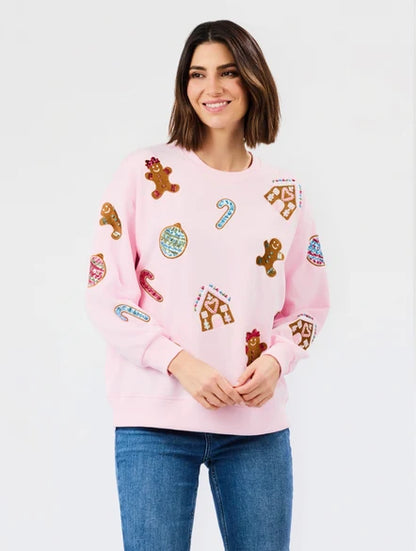 Pink Gingerbread Sarah Sweatshirt