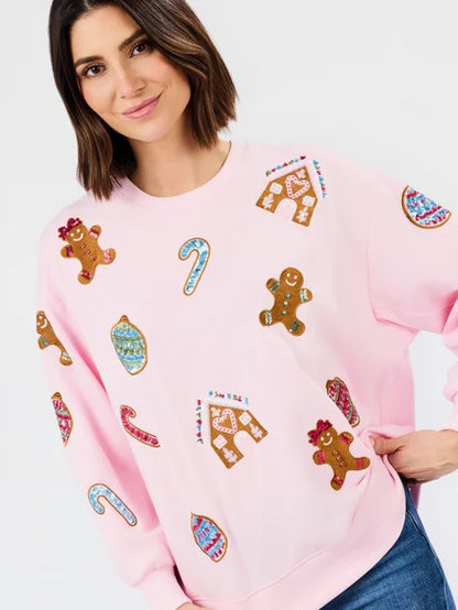 Pink Gingerbread Sarah Sweatshirt