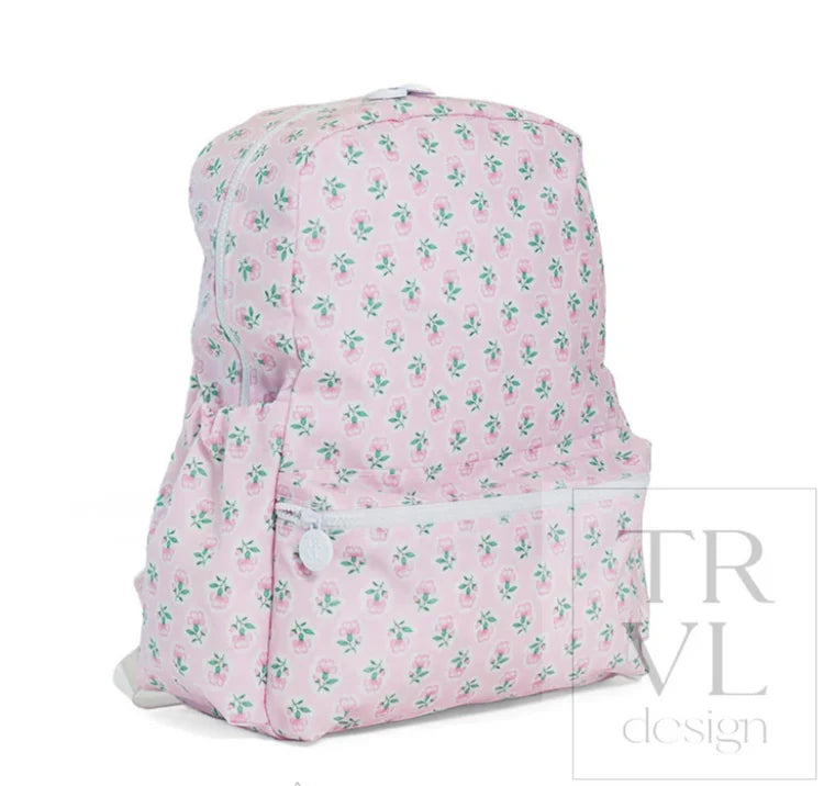 TRVL Petite Fleur Pink Backpacker