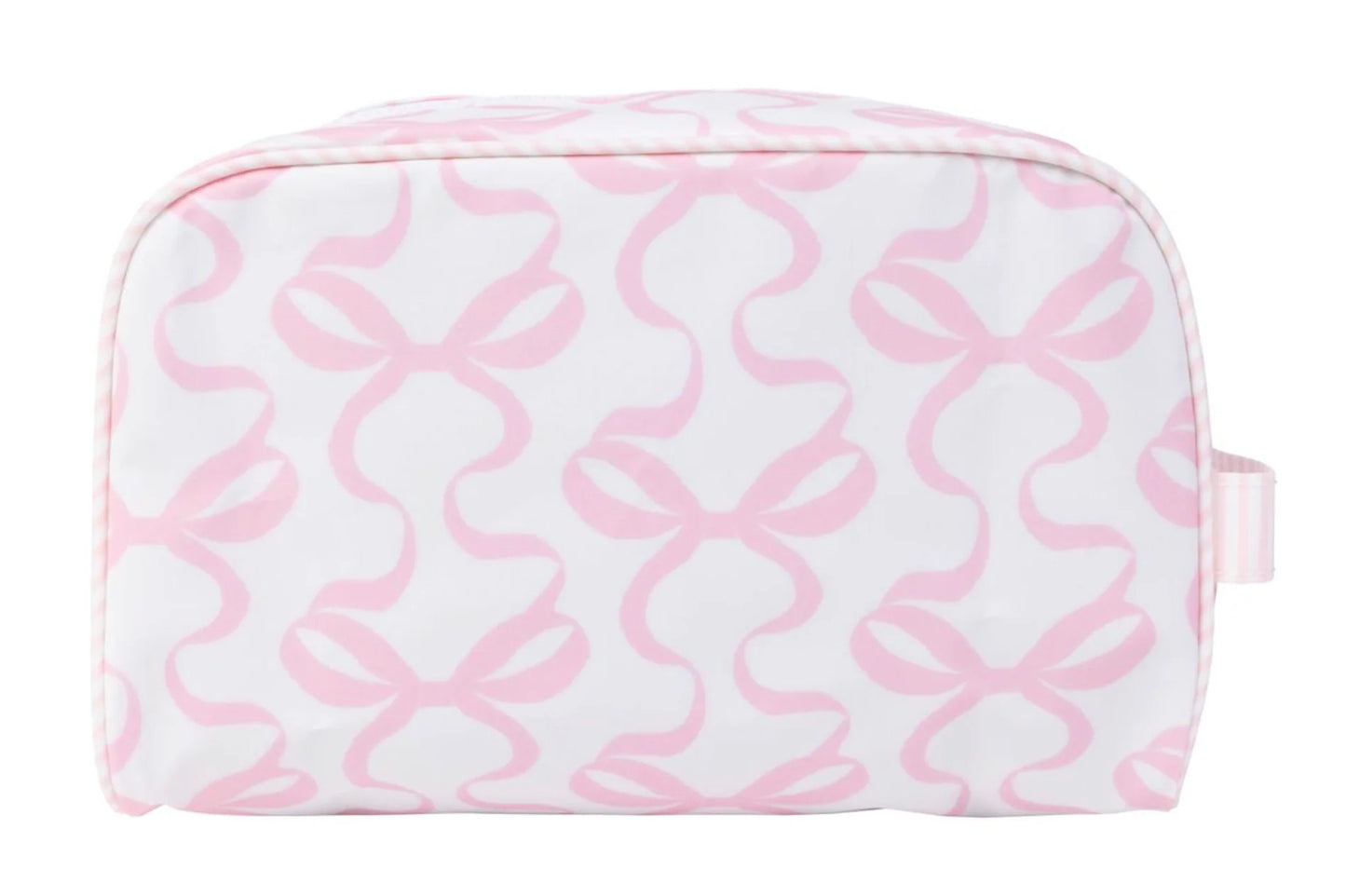 Bows on White Dopp Kit