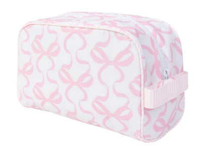 Bows on White Dopp Kit