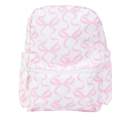 Bows on White Small Backpack