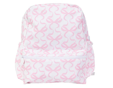 Bows on White Large Backpack