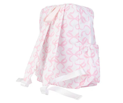Bows on White Large Backpack