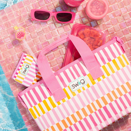 Swig Sherbet Stripe Lunchi Lunch Bag