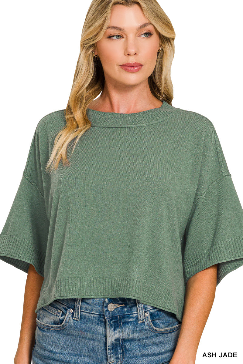 Easy Going Mock Neck Sweater