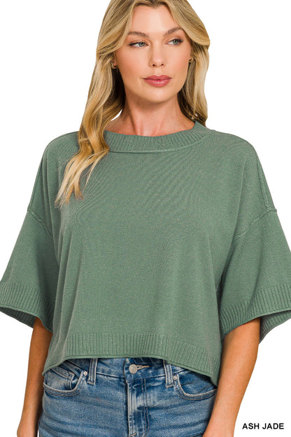 Easy Going Mock Neck Sweater