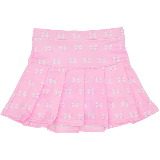 Youth Tiny Bows Tennis Skort