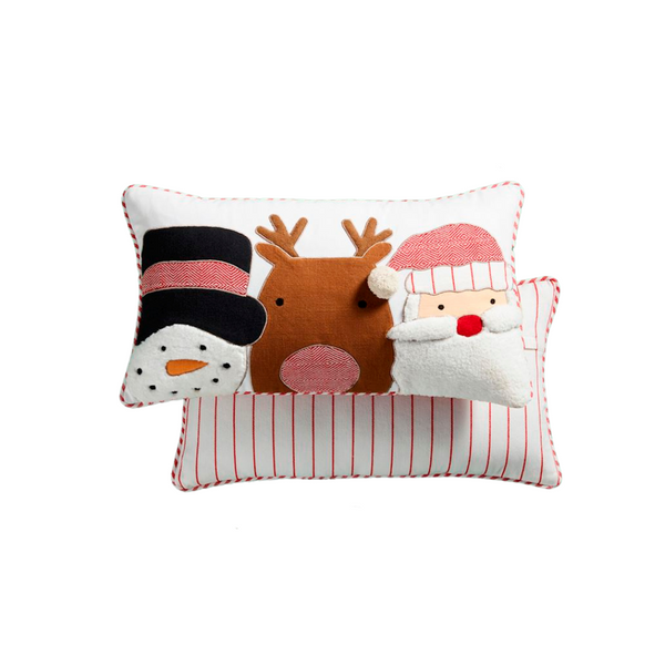 Mud Pie Santa & Friends Pillow