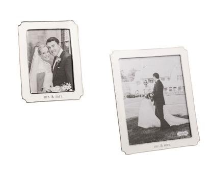Mud Pie Mr. & Mrs. Enamel Frame