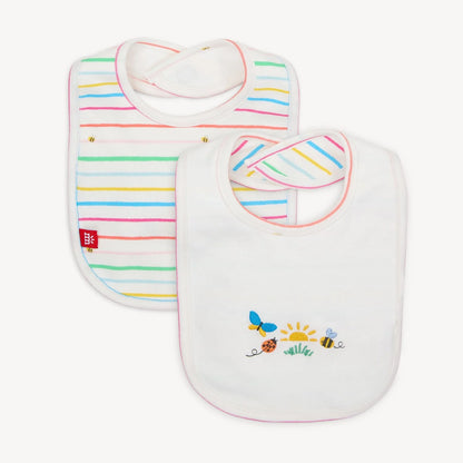 Magnetic Me Rainbow Road Reversible Bib