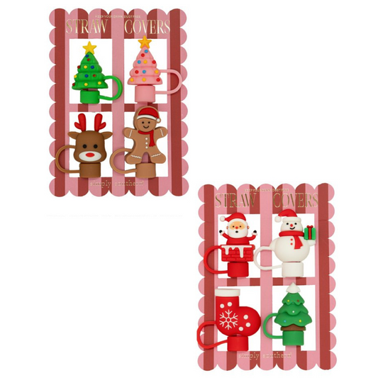 Holiday Straw Cover Sets