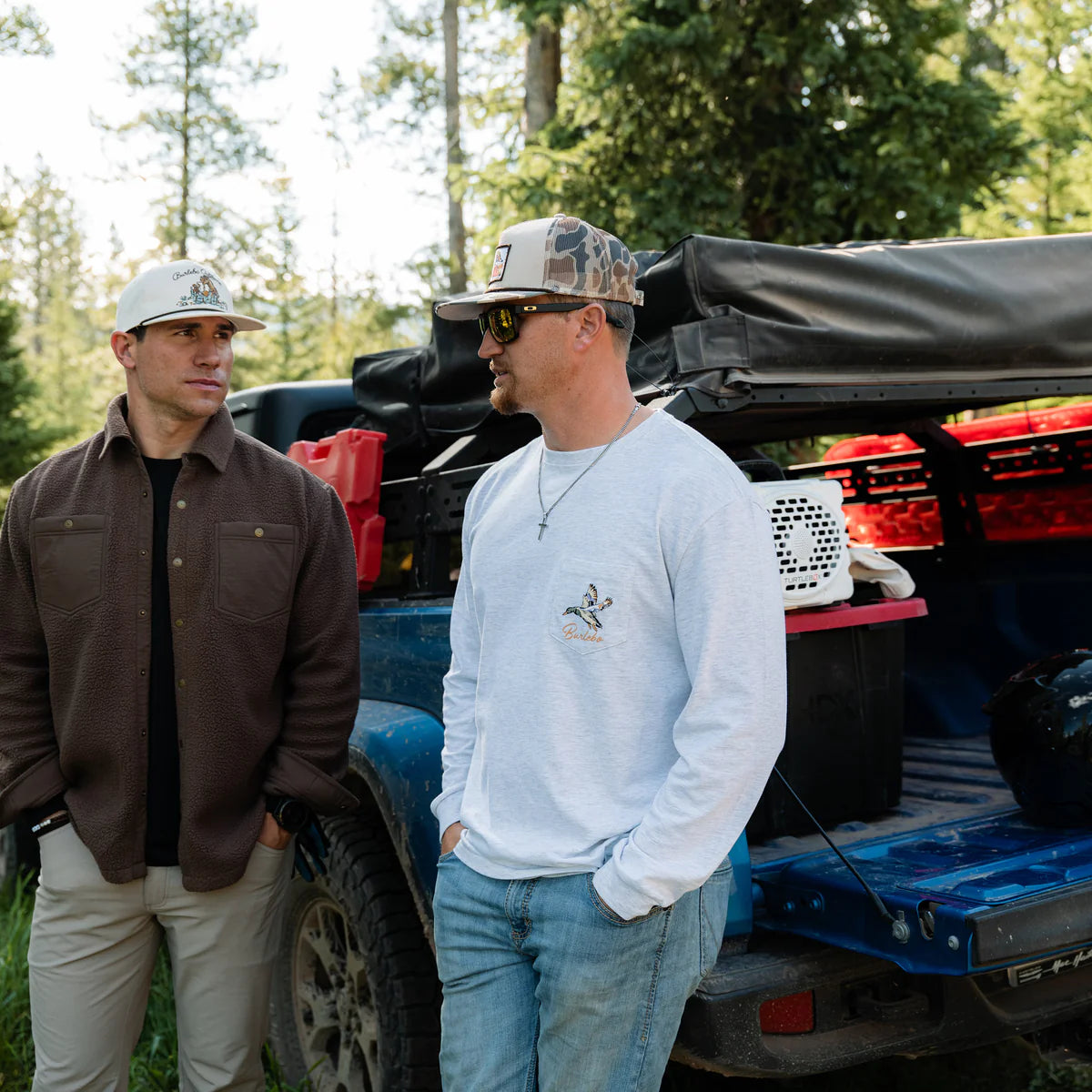 Ash Grey Pintail Triangle Duck Burlebo Long Sleeve