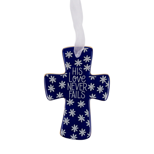 His Love Never Fails Cross