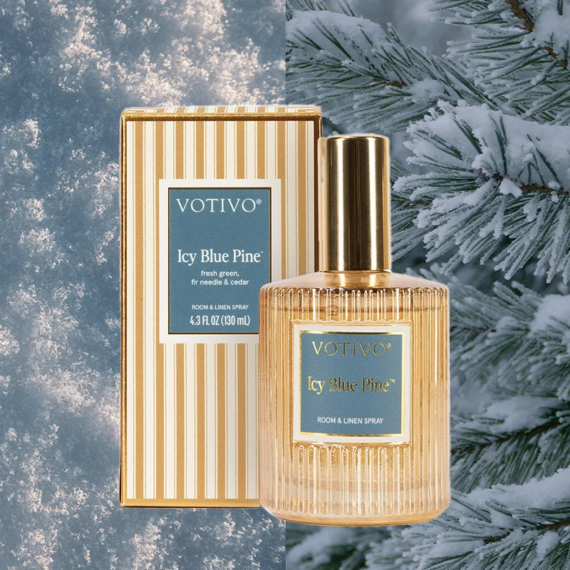 Icy Blue Pine Holiday Room & Linen Spray