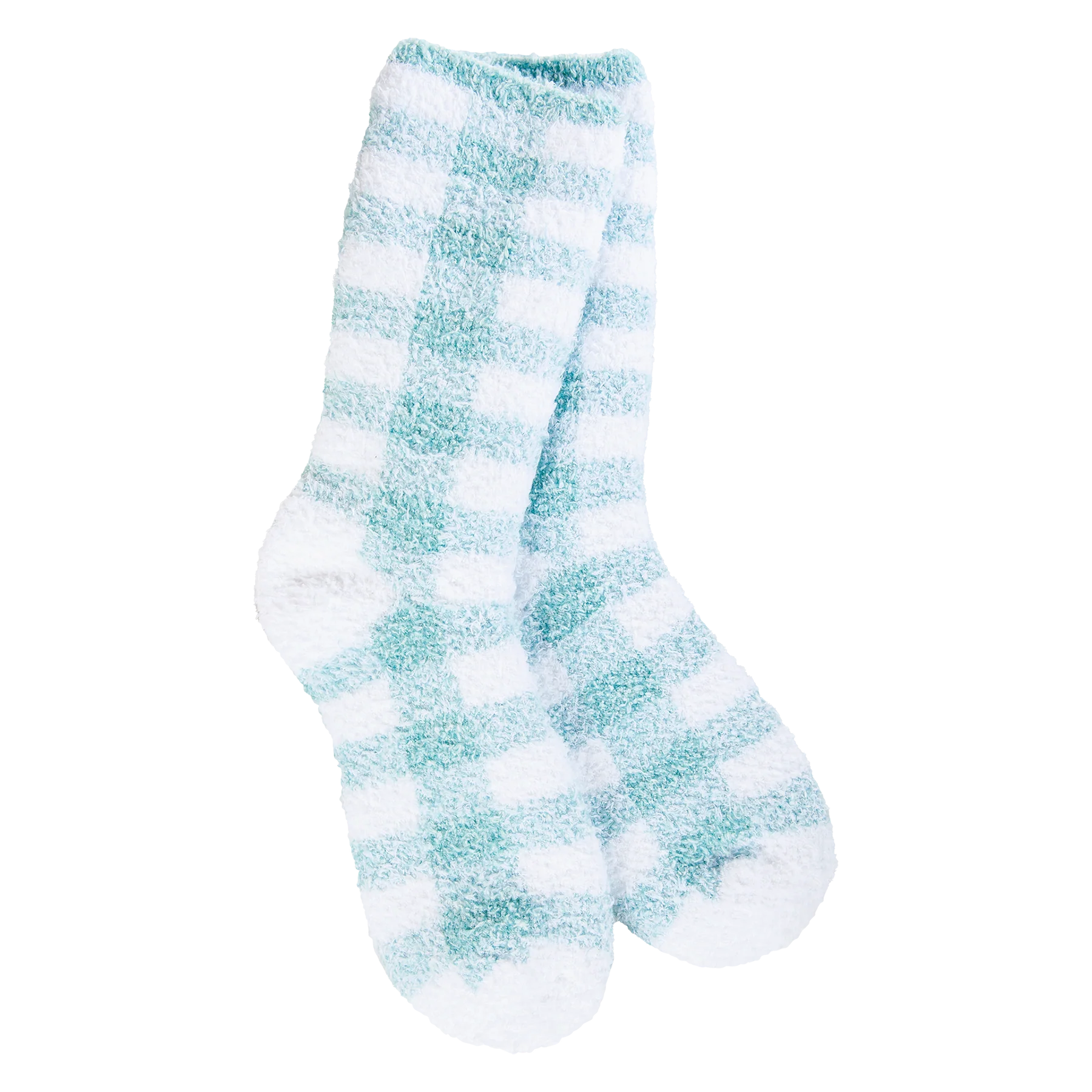 Knit Pickin' Fireside Crew - Turquoise Check
