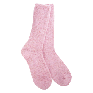 Weekend Ragg Feather Crew - Candy Pink