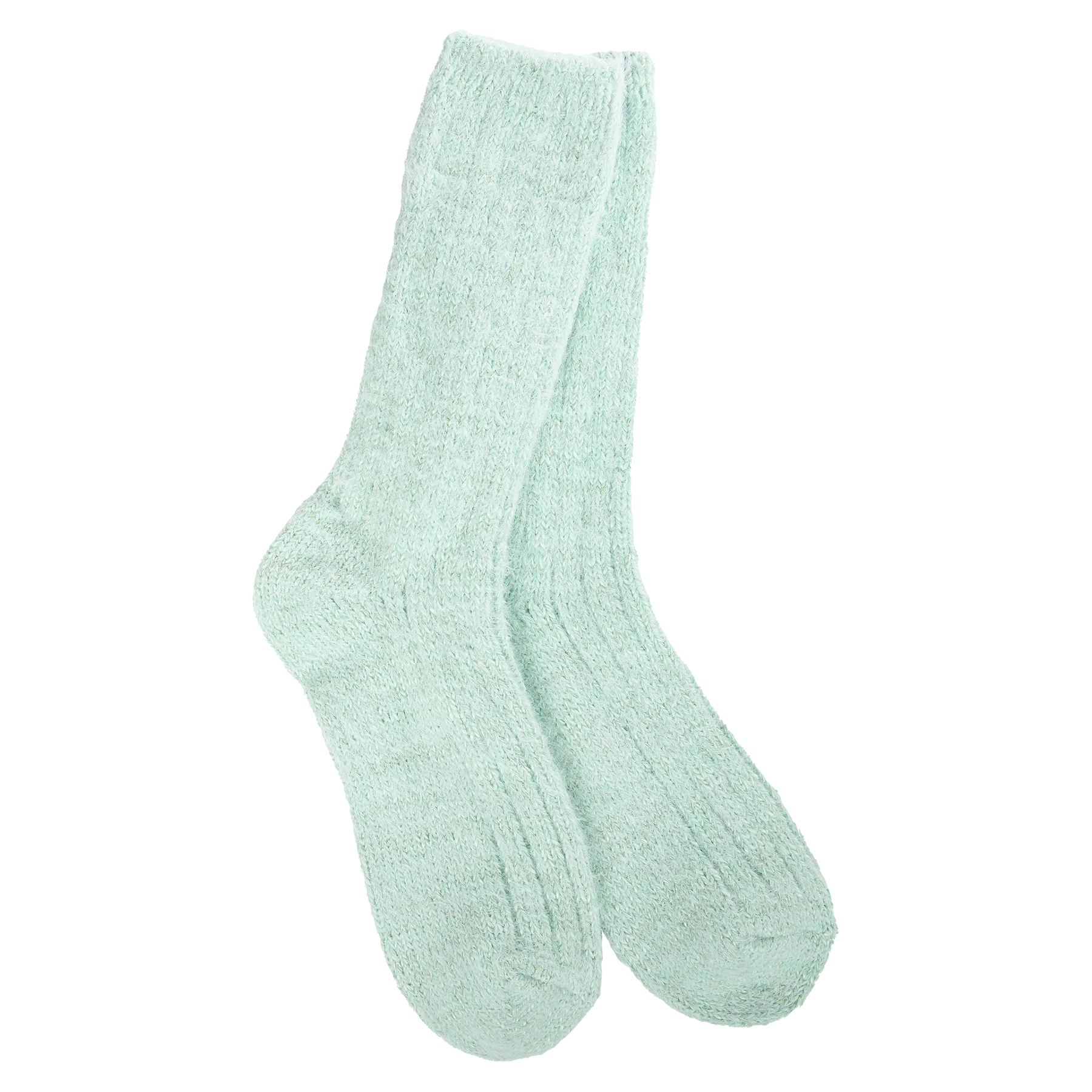 Weekend Ragg Feather Crew - Frosty Green
