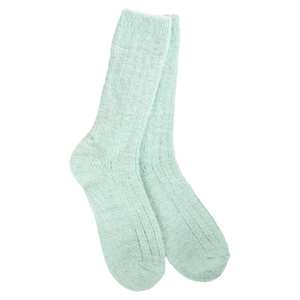 Weekend Ragg Feather Crew - Frosty Green
