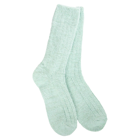 Weekend Ragg Feather Crew - Frosty Green