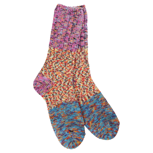 Weekend Colorblock Ragg Crew - Fiesta Multi