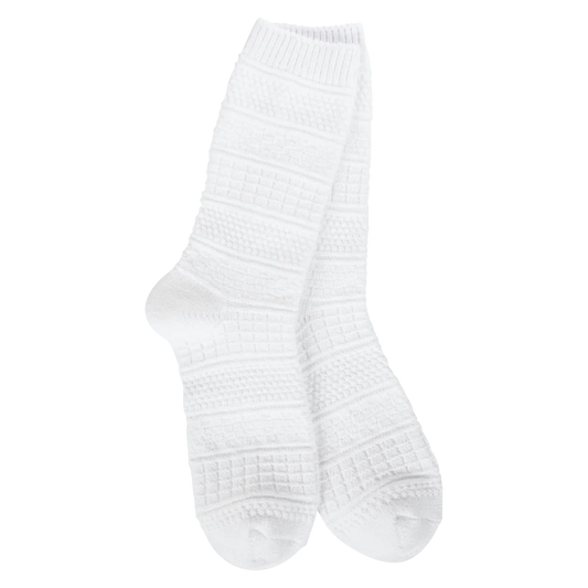 Weekend Basket Crew - White
