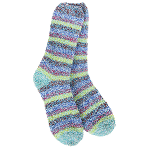 Cozy Garden Stripe Crew - Balmy Multi