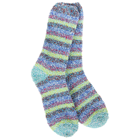 Cozy Garden Stripe Crew - Balmy Multi