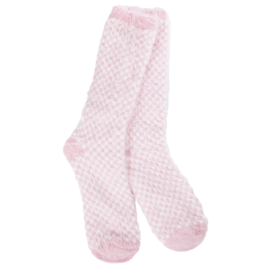 Check Feather Crew - Candy Pink