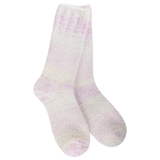 Weekend Ombre Feather Crew - Pink Lemonade