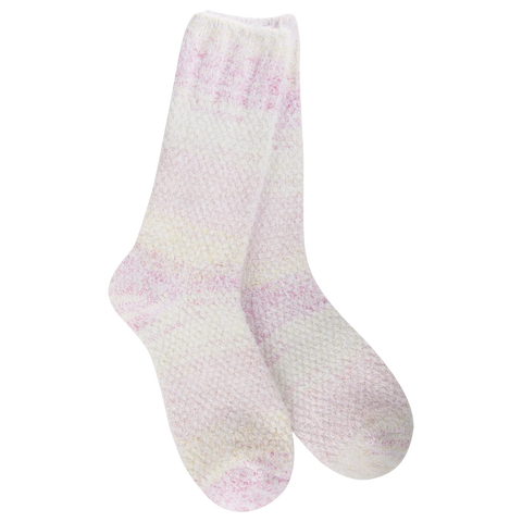 Weekend Ombre Feather Crew - Pink Lemonade