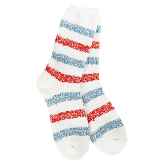 Weekend Ragg Links Crew - Vintage Stripe