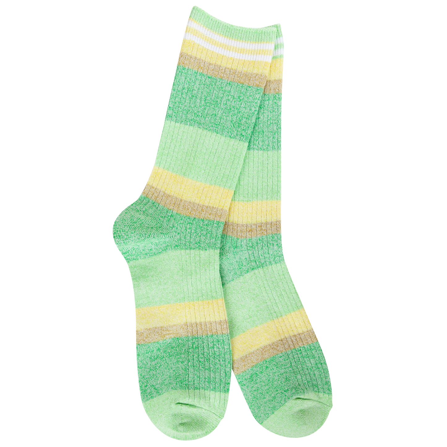 Weekend Ombre Rugby Light Crew - Lemon Lime