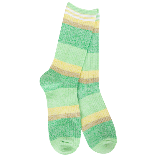 Weekend Ombre Rugby Light Crew - Lemon Lime