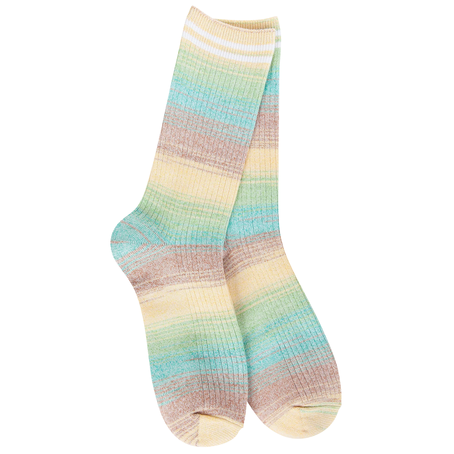Weekend Ombre Rugby Light Crew - Blue Raspberry