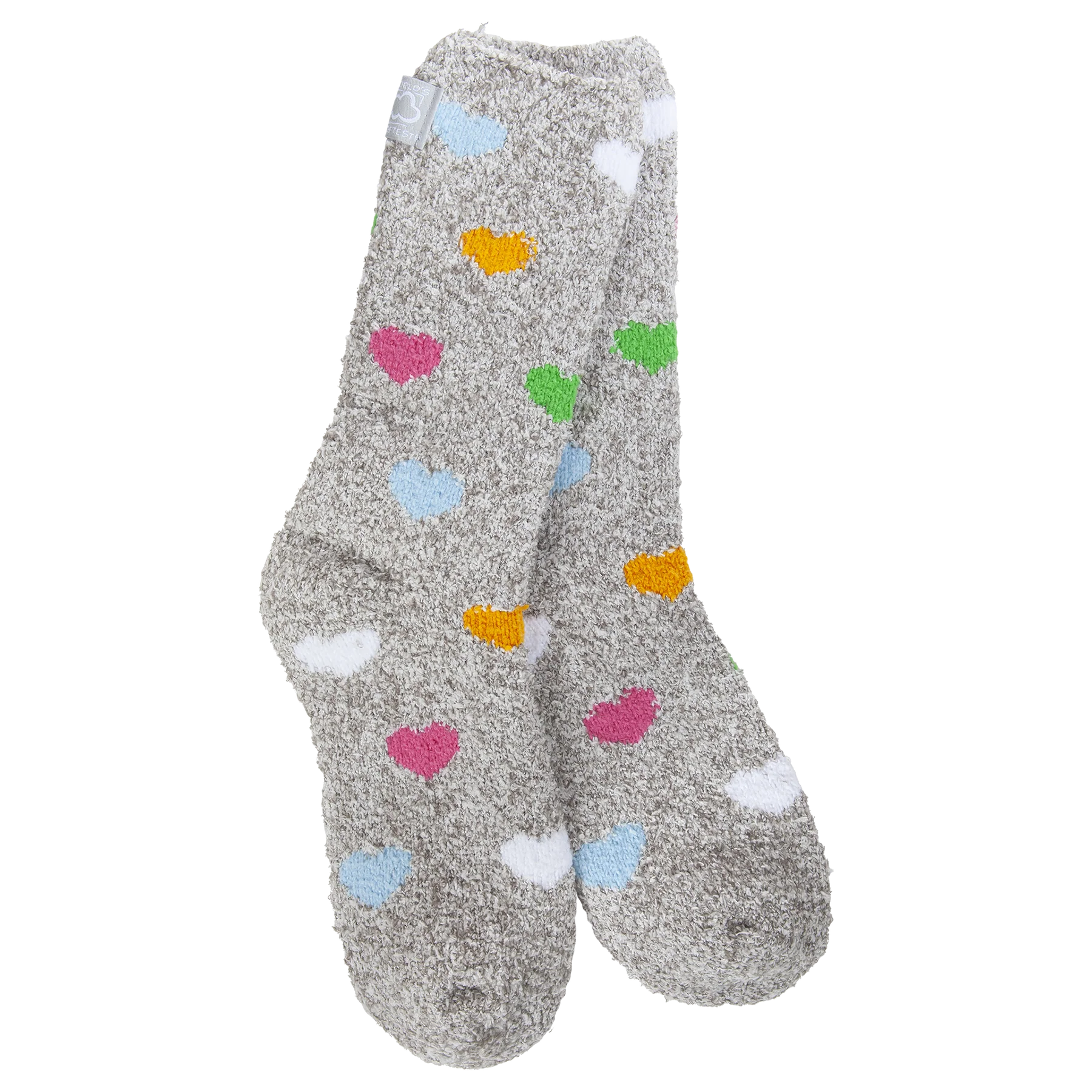 Holiday Spring Light Weight Cozy Crew - Heartfelt Multi Grey